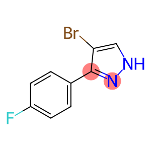 1H-Pyrazole, 4-bromo-3-(4-fluorophenyl)-