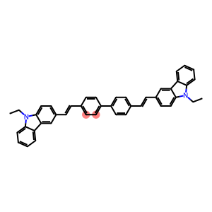 4,4'-双((E)-2-(9-乙基-9H-咔唑-3-基)乙烯基)-1,1'-联苯