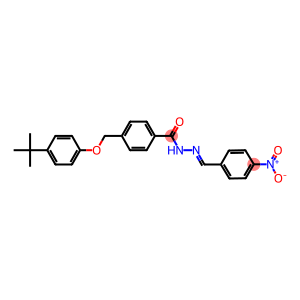 4-[(4-tert-butylphenoxy)methyl]-N'-{4-nitrobenzylidene}benzohydrazide