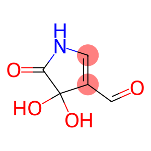 1H-Pyrrole-3-carboxaldehyde, 4,5-dihydro-4,4-dihydroxy-5-oxo- (9CI)