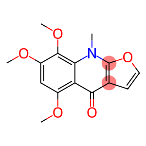 Furo[2,3-b]quinolin-4(9H)-one, 5,7,8-trimethoxy-9-methyl-