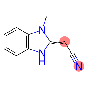 Acetonitrile, (1,3-dihydro-1-methyl-2H-benzimidazol-2-ylidene)- (9CI)