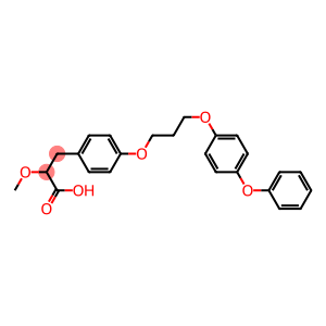 Benzenepropanoic acid, α-methoxy-4-[3-(4-phenoxyphenoxy)propoxy]-, (αS)-