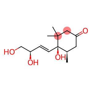 Cyclohexanone, 4-[(1E,3R)-3,4-dihydroxy-1-buten-1-yl]-4-hydroxy-3,3,5-trimethyl-, (4S,5R)-rel-