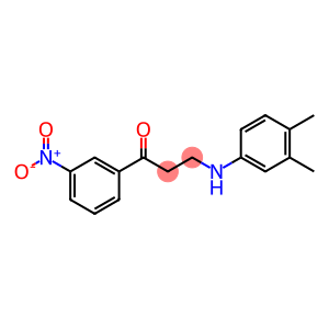 3-(3,4-DIMETHYLANILINO)-1-(3-NITROPHENYL)-1-PROPANONE