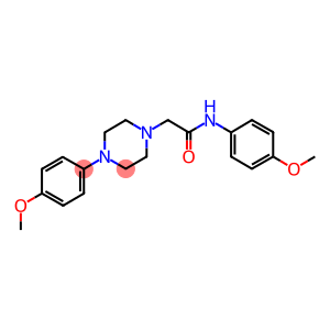 N-(4-METHOXYPHENYL)-2-[4-(4-METHOXYPHENYL)PIPERAZINO]ACETAMIDE