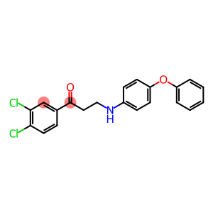 1-(3,4-DICHLOROPHENYL)-3-(4-PHENOXYANILINO)-1-PROPANONE