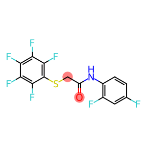 Acetamide, N-(2,4-difluorophenyl)-2-[(2,3,4,5,6-pentafluorophenyl)thio]-