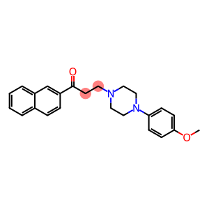 3-[4-(4-METHOXYPHENYL)PIPERAZINO]-1-(2-NAPHTHYL)-1-PROPANONE