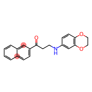 3-(2,3-DIHYDRO-1,4-BENZODIOXIN-6-YLAMINO)-1-(2-NAPHTHYL)-1-PROPANONE