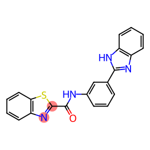 N-(3-(1H-benzo[d]imidazol-2-yl)phenyl)benzo[d]thiazole-2-carboxamide