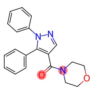 (1,5-DIPHENYL-1H-PYRAZOL-4-YL)(MORPHOLINO)METHANONE