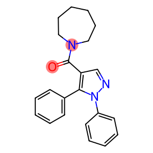 1-(1,5-diphenyl-1H-pyrazole-4-carbonyl)azepane