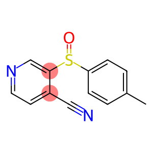 3-[(4-METHYLPHENYL)SULFINYL]ISONICOTINONITRILE