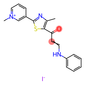 3-(5-[(E)-3-ANILINO-2-PROPENOYL]-4-METHYL-1,3-THIAZOL-2-YL)-1-METHYLPYRIDINIUM IODIDE