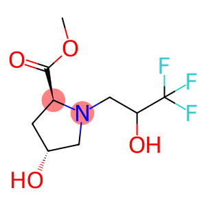 methyl 4-hydroxy-1-(3,3,3-trifluoro-2-hydroxypropyl)pyrrolidine-2-carboxylate