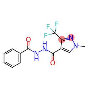 N'-BENZOYL-1-METHYL-3-(TRIFLUOROMETHYL)-1H-PYRAZOLE-4-CARBOHYDRAZIDE