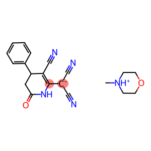 2-(3-CYANO-4-PHENYL-6-OXO-1,4,5,6-TETRAHYDRO-PYRIDIN-2-YL)-MALONONITRILE 4-METHYLMORPHOLINIUM SALT