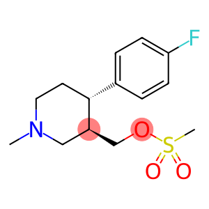 ((3R,4S)-4-(4-Fluorophenyl)-1-methylpiperidin-3-yl)methyl methanesulfonate