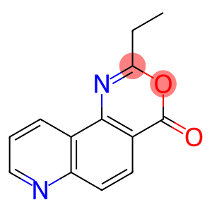 4H-Pyrido[2,3-h]-3,1-benzoxazin-4-one,2-ethyl-(9CI)