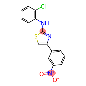 N-(2-chlorophenyl)-4-(3-nitrophenyl)-1,3-thiazol-2-amine