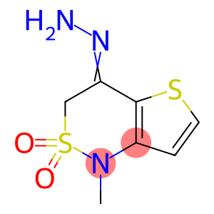 1-METHYL-2LAMBDA6-THIENO[3,2-C][1,2]THIAZINE-2,2,4(1H,3H)-TRIONE 4-HYDRAZONE