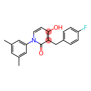 2(1H)-Pyridinone, 1-(3,5-dimethylphenyl)-3-[(4-fluorophenyl)methyl]-4-hydroxy-