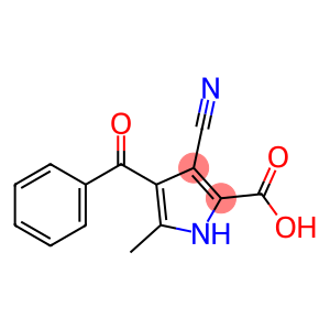 4-BENZOYL-3-CYANO-5-METHYL-1H-PYRROLE-2-CARBOXYLIC ACID