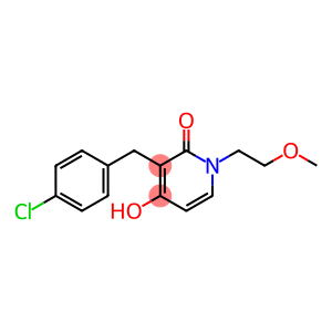 3-[(4-chlorophenyl)methyl]-4-hydroxy-1-(2-methoxyethyl)pyridin-2-one