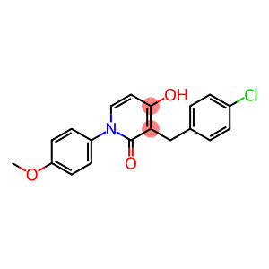 3-(4-CHLOROBENZYL)-4-HYDROXY-1-(4-METHOXYPHENYL)-2(1H)-PYRIDINONE