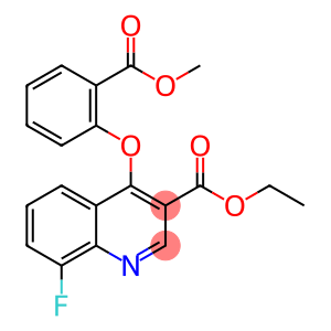 ETHYL 8-FLUORO-4-[2-(METHOXYCARBONYL)PHENOXY]-3-QUINOLINECARBOXYLATE