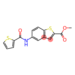 METHYL 5-[(2-THIENYLCARBONYL)AMINO]-1-BENZOTHIOPHENE-2-CARBOXYLATE