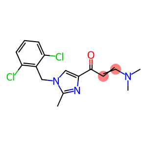 1-[1-(2,6-DICHLOROBENZYL)-2-METHYL-1H-IMIDAZOL-4-YL]-3-(DIMETHYLAMINO)-2-PROPEN-1-ONE