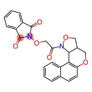 2-(2-[3A,11C-DIHYDRO-3H-BENZO[5,6]CHROMENO[4,3-C]ISOXAZOL-1(4H)-YL]-2-OXOETHOXY)-1H-ISOINDOLE-1,3(2H)-DIONE