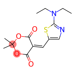 1,3-Dioxane-4,6-dione, 5-[[2-(diethylamino)-5-thiazolyl]methylene]-2,2-dimethyl-