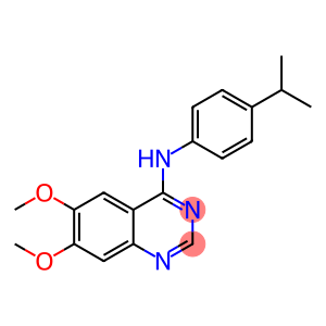 N-(4-ISOPROPYLPHENYL)-6,7-DIMETHOXY-4-QUINAZOLINAMINE