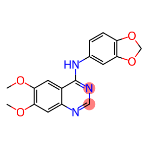 N-(2H-1,3-benzodioxol-5-yl)-6,7-dimethoxyquinazolin-4-amine