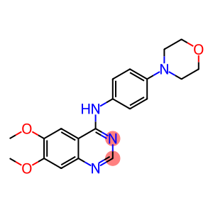 6,7-DIMETHOXY-N-(4-MORPHOLINOPHENYL)-4-QUINAZOLINAMINE