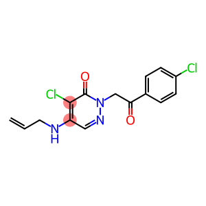 5-(ALLYLAMINO)-4-CHLORO-2-[2-(4-CHLOROPHENYL)-2-OXOETHYL]-3(2H)-PYRIDAZINONE