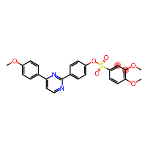 Benzenesulfonic acid, 3,4-dimethoxy-, 4-[4-(4-methoxyphenyl)-2-pyrimidinyl]phenyl ester