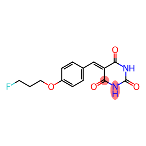 5-([4-(3-FLUOROPROPOXY)PHENYL]METHYLENE)-2,4,6(1H,3H,5H)-PYRIMIDINETRIONE