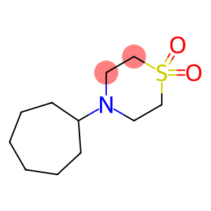 Thiomorpholine, 4-cycloheptyl-, 1,1-dioxide