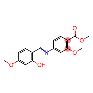 METHYL 4-([(E)-(2-HYDROXY-4-METHOXYPHENYL)METHYLIDENE]AMINO)-2-METHOXYBENZENECARBOXYLATE