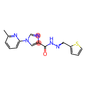 1-(6-METHYL-2-PYRIDINYL)-N'-[(Z)-2-THIENYLMETHYLIDENE]-1H-IMIDAZOLE-4-CARBOHYDRAZIDE