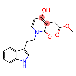 METHYL 2-(4-HYDROXY-1-[2-(1H-INDOL-3-YL)ETHYL]-2-OXO-1,2-DIHYDRO-3-PYRIDINYL)ACETATE