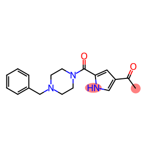 1-(5-[(4-BENZYLPIPERAZINO)CARBONYL]-1H-PYRROL-3-YL)-1-ETHANONE