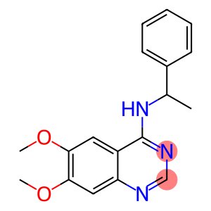 6,7-dimethoxy-N-(1-phenylethyl)quinazolin-4-amine