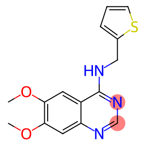 N-(6,7-DIMETHOXY-4-QUINAZOLINYL)-N-(2-THIENYLMETHYL)AMINE