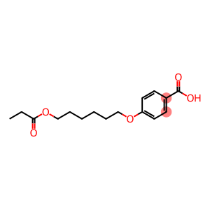 4-([6-(PROPIONYLOXY)HEXYL]OXY)BENZENECARBOXYLIC ACID