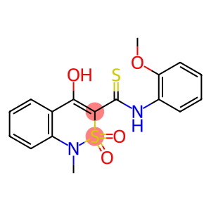 4-HYDROXY-N-(2-METHOXYPHENYL)-1-METHYL-2,2-DIOXO-1,2-DIHYDRO-2LAMBDA6,1-BENZOTHIAZINE-3-CARBOTHIOAMIDE